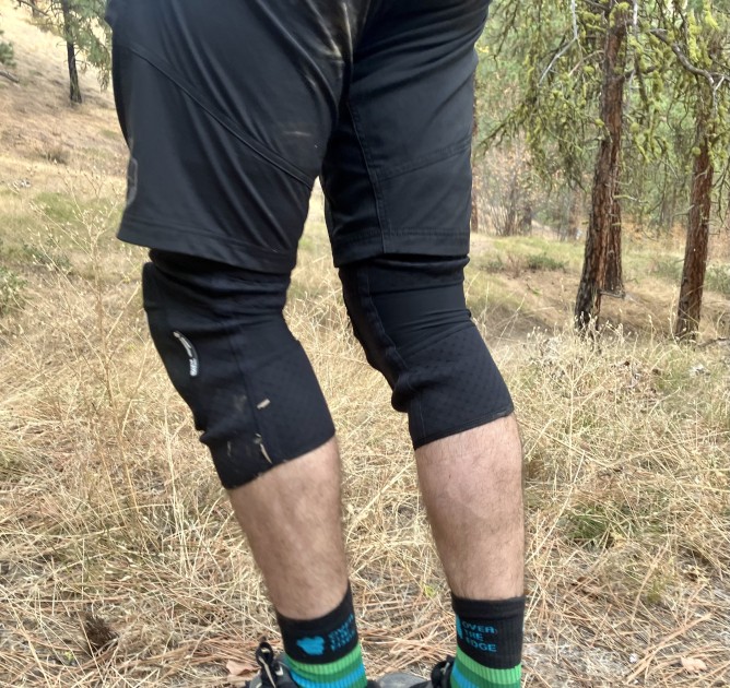 sweet protection knee guards - the relatively short sleeve length and lack of bulky padding allow...