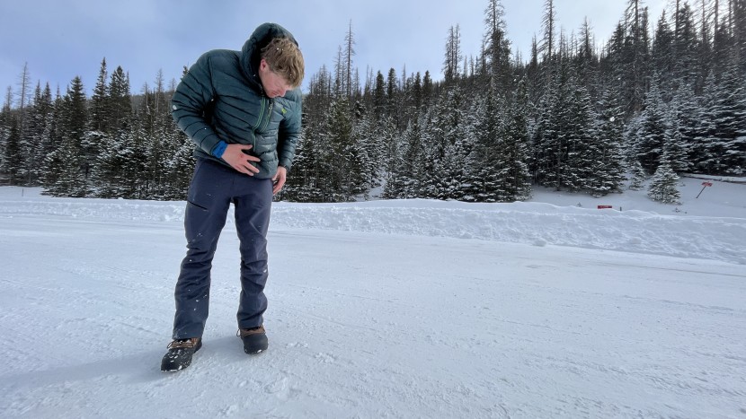 patagonia upstride pants - the upstride pants have a neutral look, with a slim fit that isn't...