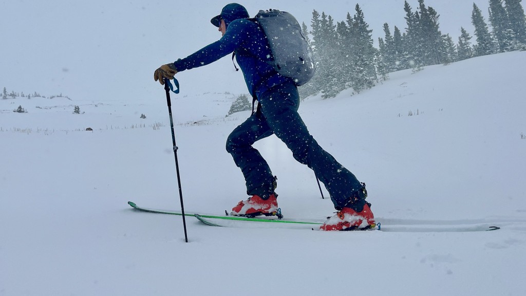 patagonia stormstride pants - the stormstride, hard at work setting the uptrack on a stormy day in...