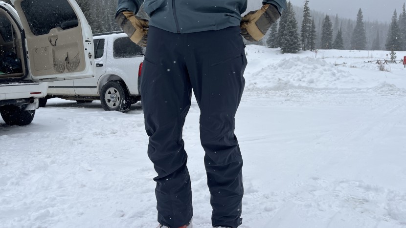 patagonia stormstride pants - we like the understated look of these pants.