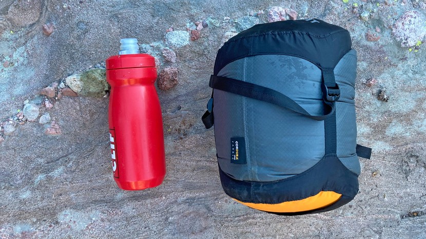 outdoor vitals stormloft down topquilt - packability and weight is admirable for the stormloft 15, thanks to...