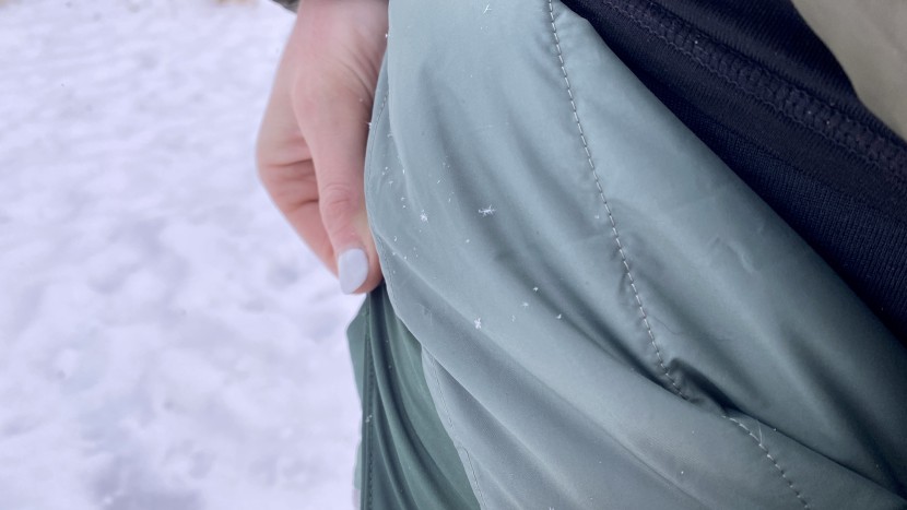 patagonia insulated powder town pants for women - we love the baffled insulation on the powder town pants.