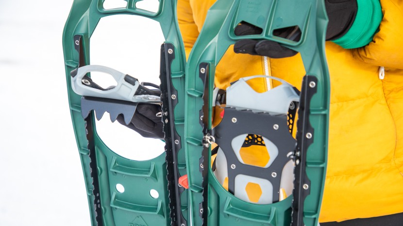 msr evo trail snowshoes - the burly traction, versatile bindings, and affordable price point...