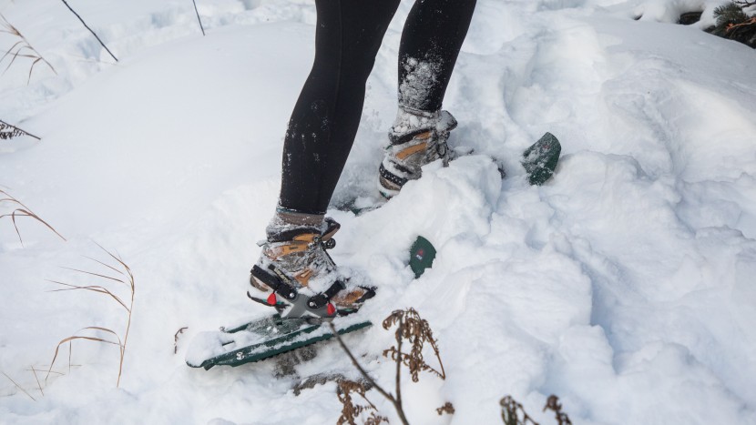 snowshoes womens - in order to fully assess traction, each snowshoe made the trek up...