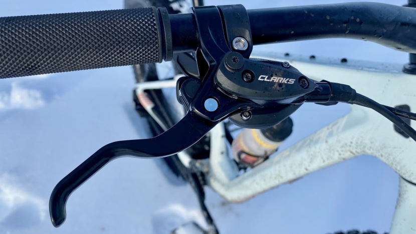 the clarks m2 brakes are an interesting choice, but they work just...