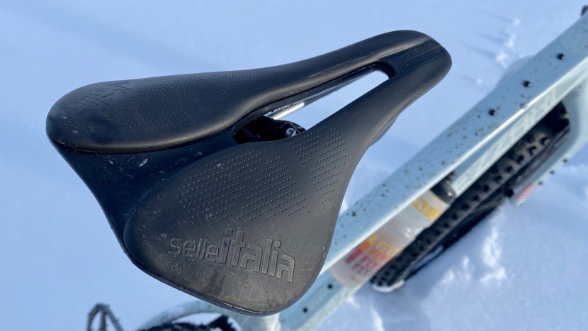 the selle italia model x superflow saddle has a great shape and is...