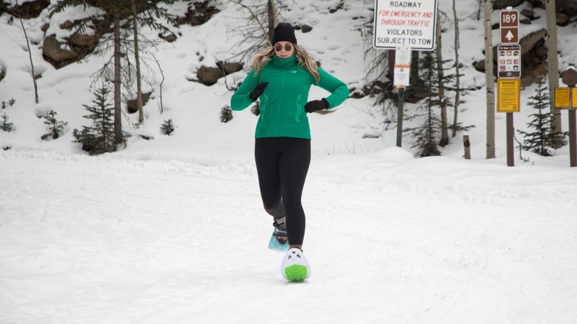 crescent moon eva foam - the springy nature of the eva will help you propel down the trail...