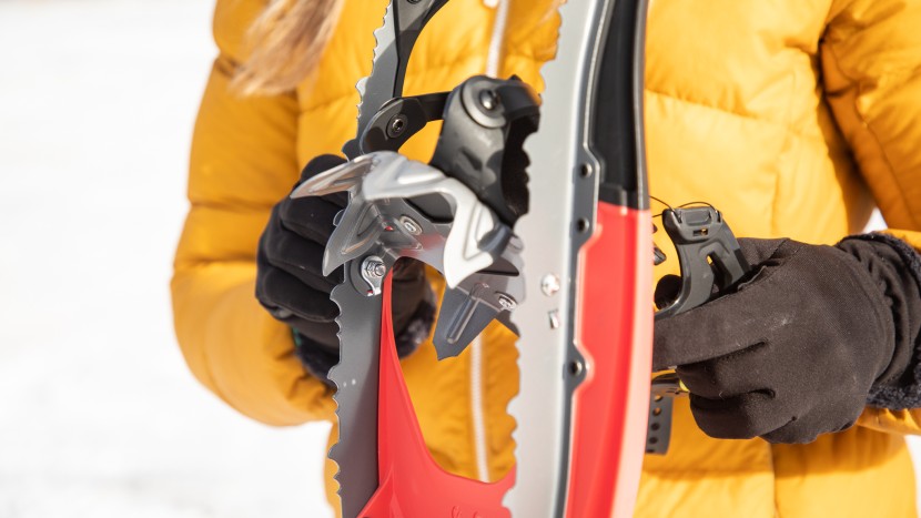 tubbs flex vrt for women - the toe crampon and irregularly shaped side rails are great for ice...