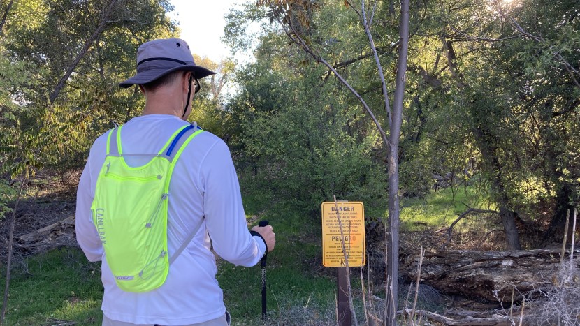 camelbak classic light 70 - the classic light sits directly against the back, which cuts airflow...