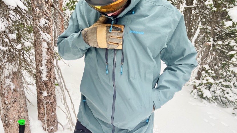 hardshell jacket - waterproof front zippers and pockets are key to weather resistance...