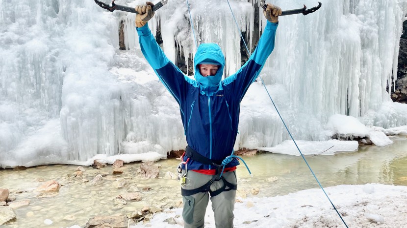 norrona falketind gore-tex - the hem is a bit short for extended alpine climbing in harsh...