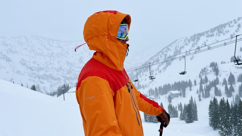 the norrona trollveggen gore-tex pro light has a comfortable and...