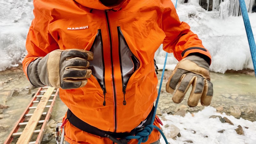 two large chest pockets allow storage that isn't hampered by a...