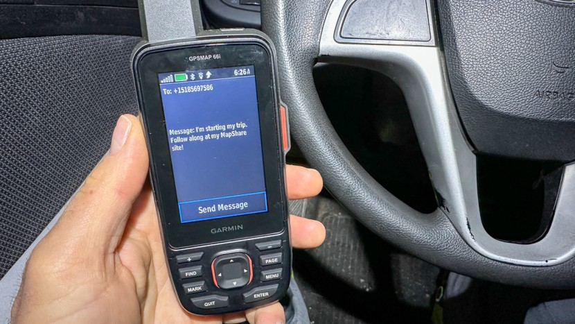 garmin gpsmap 66i - the satellite messaging attributes of the gpsmap 66i are familiar...