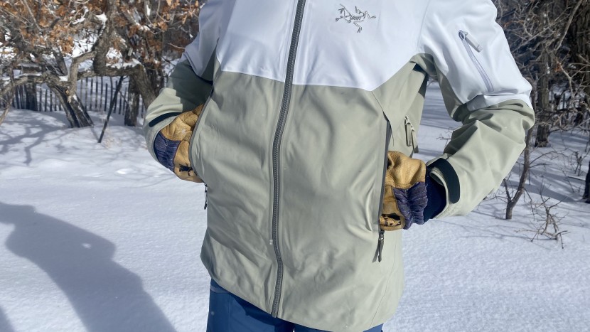 arc'teryx sentinel for women - high-set pockets allow for easy access when wearing a backpack or...