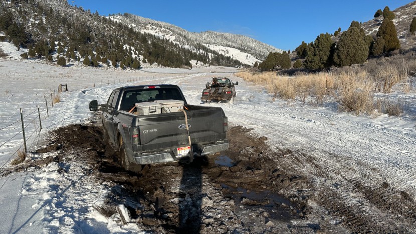 iphone satellite messaging - a stuck truck on a sunny day with healthy passengers likely does not...