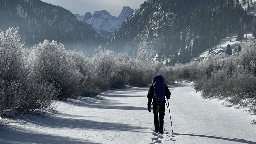 coros apex 2 - the cold can wreck battery life, so we made sure to test in sub-zero...