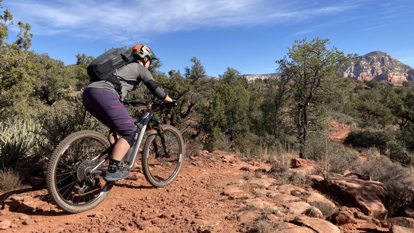 deuter compact exp 14 - this do it all pack is at home on the mountain bike and hiking...