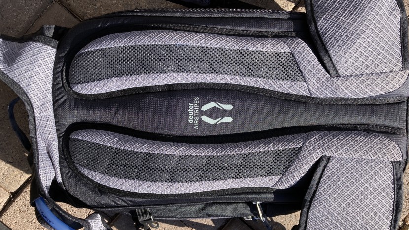 deuter compact exp 14 - the mesh airstripes work very in making the pack comfortable on the...