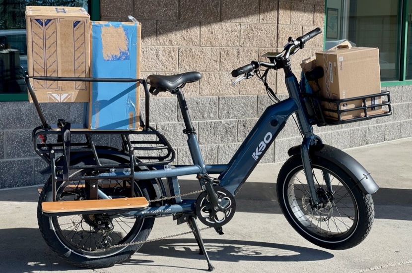 kbo ranger - our test bike with some of kbo's add-on accessories loaded up for a...