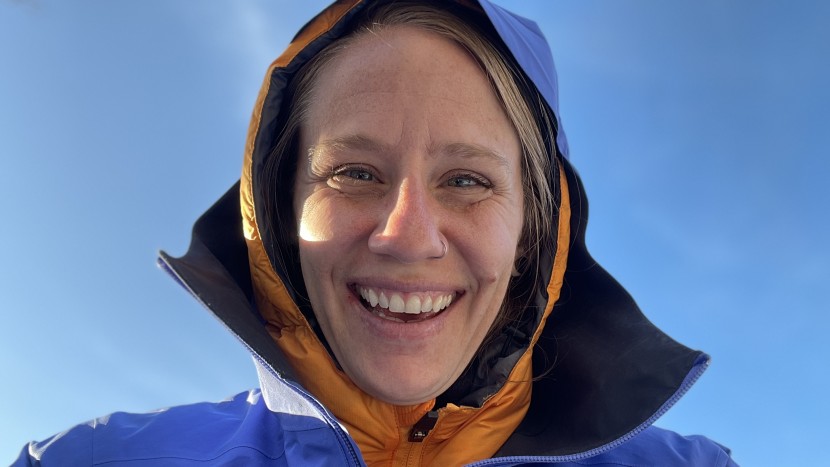 feathered friends eos for women - though it's rather poofy, we were able to layer the eos under a...