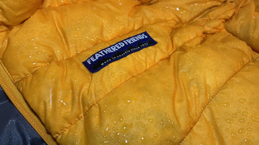 feathered friends eos for women - wider baffles help keep you warm in the wind and a dwr finish adds...