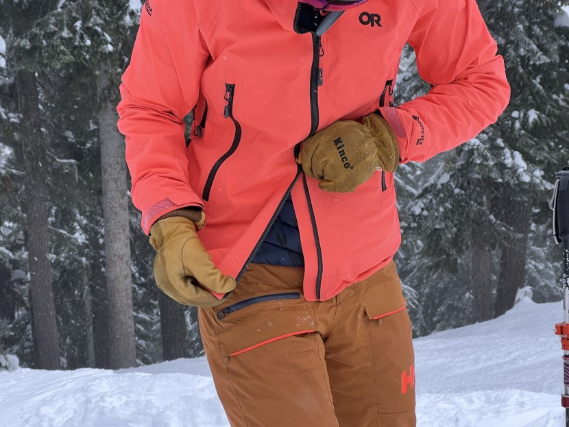 outdoor research archangel for women - we always appreciate a zipper that unzips from the bottom, good for...