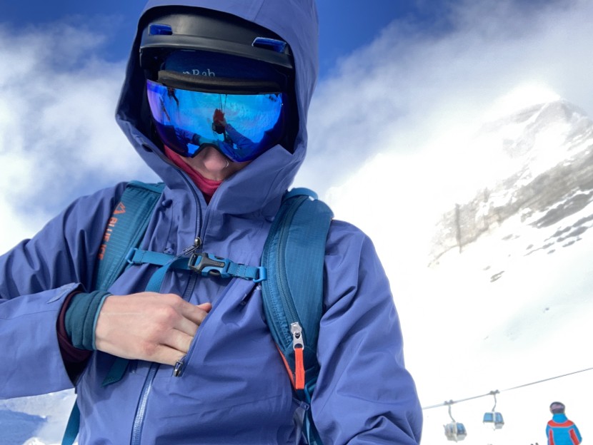 patagonia triolet for women - the triolet is highly weatherproof with a great hood that easily...