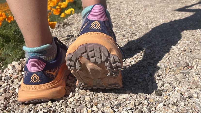 hoka challenger 7 for women - we love how snug our heels feel in the heel cup of the challenger...