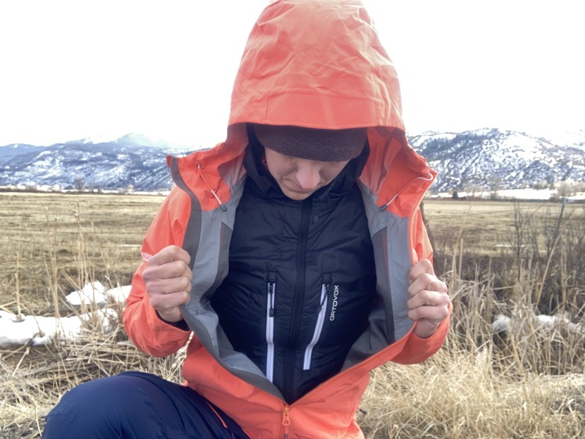 outdoor research microgravity for women - the ascentshell fabric is breathable enough not to need pit zips...