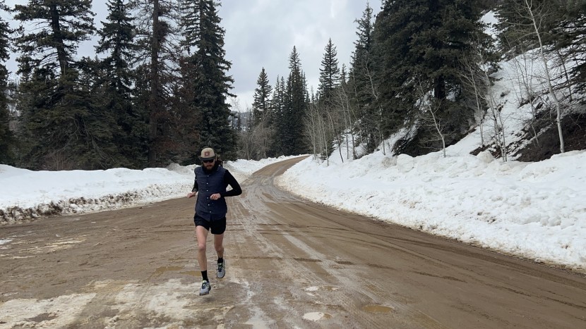 brooks divide 3 - a stiff platform provides plenty of protection from the elements...