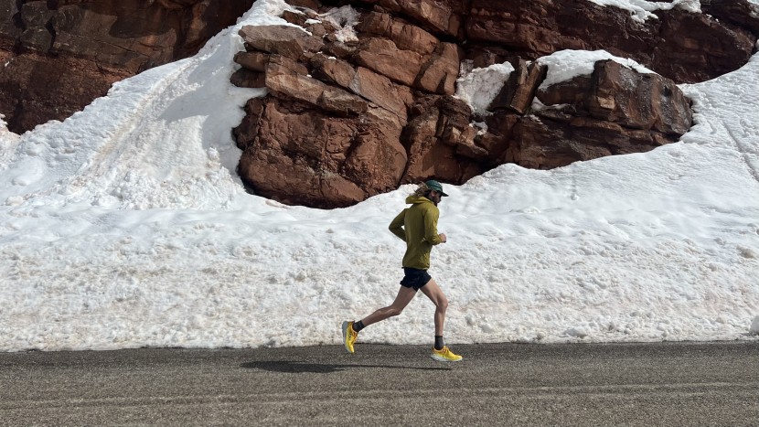 hoka challenger 7 - with a large stack height, there is no need to worry that any road...