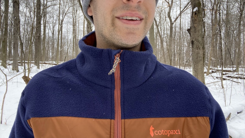 cotopaxi teca full-zip - the high collar protects the neck and offers a ton of soft and...