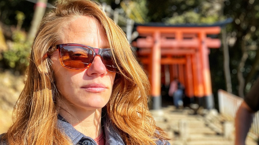 hiking through japanese shrines tests sunglasses performances in...