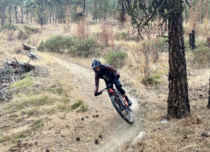 downhill helmet - the proframe rs can be quickly tightened up before your next run.