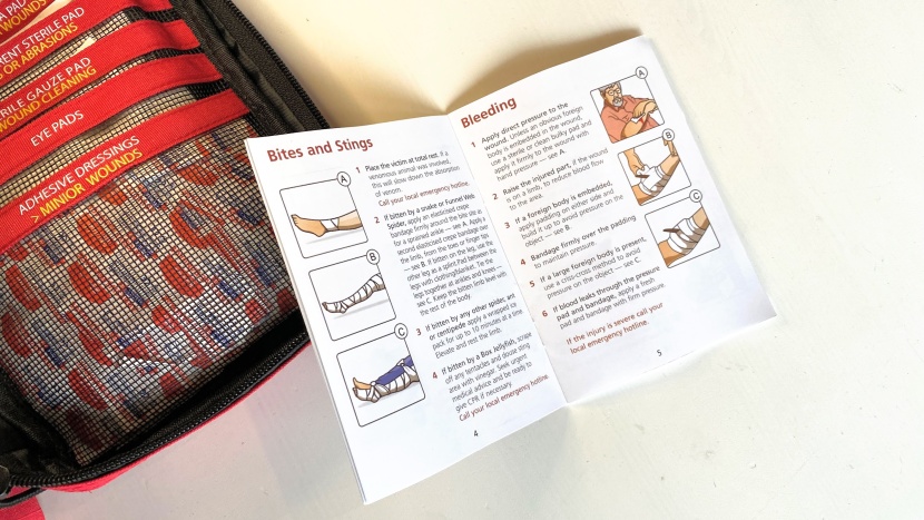 first aid kit - several kits like the homestock+ professional have manuals with...