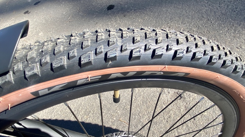 ride1up turris xr - kenda 2.4" knobby tires expand the versatility of the turris.