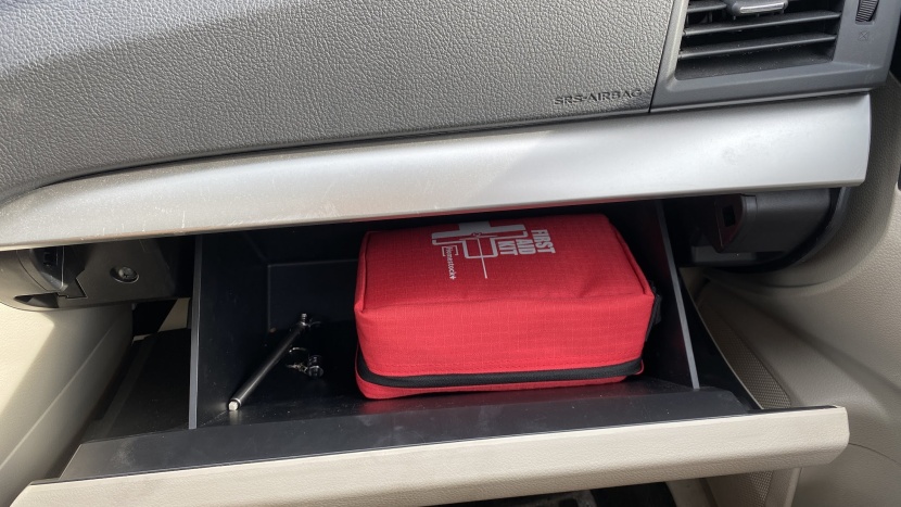 first aid kit - it's not always the first thing to think to have in a car but a good...