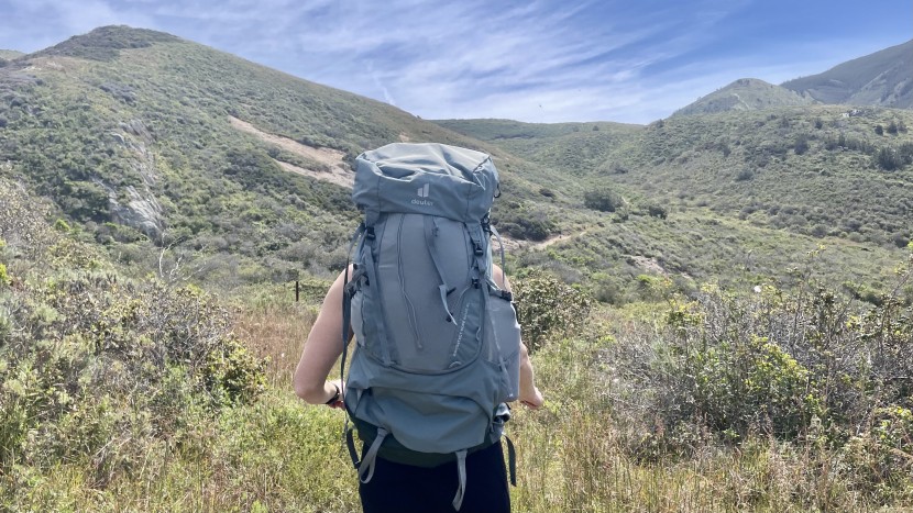 deuter aircontact core 60+10 sl for women - if you want a fully loaded pack that will help you stay organized...