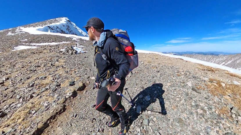 osprey exos pro 55 - alpine adventures are a treat with the exos pro 55.