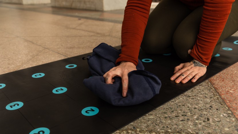 gurugrid eco-friendly premium - this mat stays looking fresh through many practices.