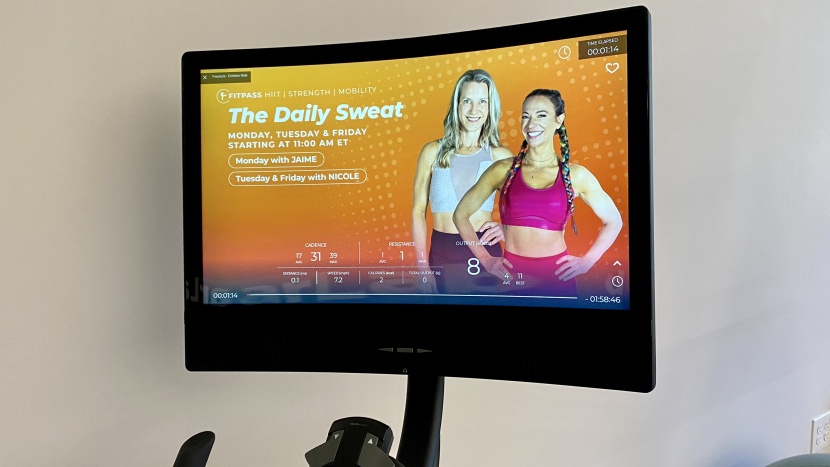 echelon connect ex-8s - if you opt out of seeing ads in free style ride mode, you'll be...