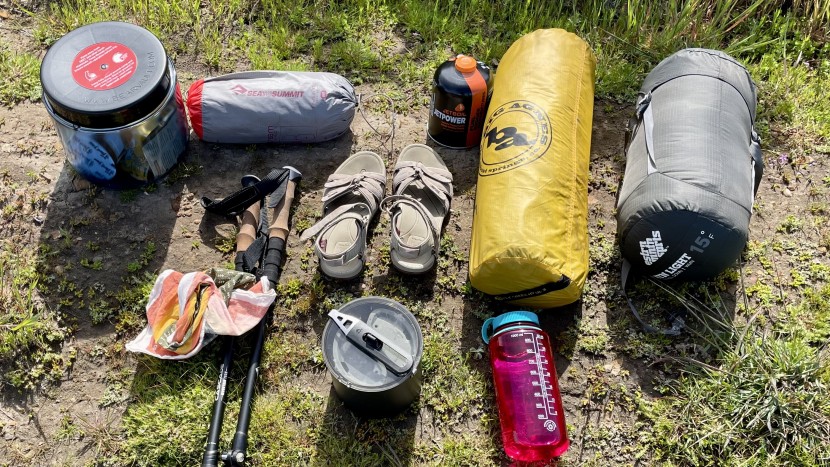 backpacks womens - our base weight is 19 pounds of gear. of course, that number can...