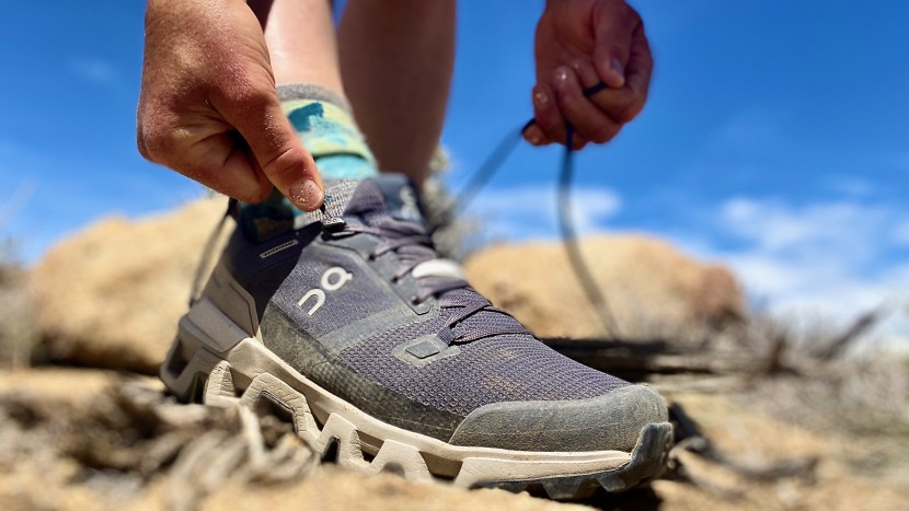 on running cloudwander waterproof for women - while we can't imagine the mesh upper outlasting its leather...