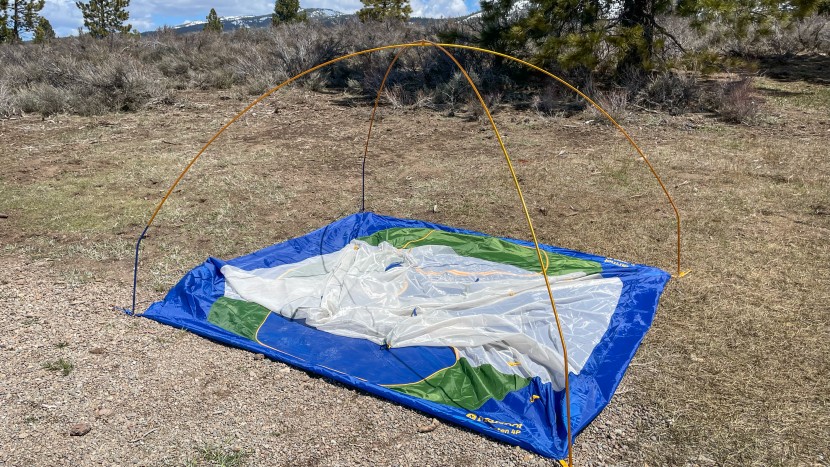 camping tent - the hub system allows for the tungsten to be pitched solo with very...