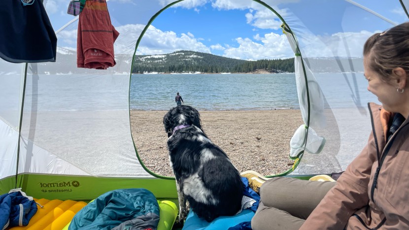 marmot limestone 4 - the backdoor on the limestone 4 is a little small for humans, but...