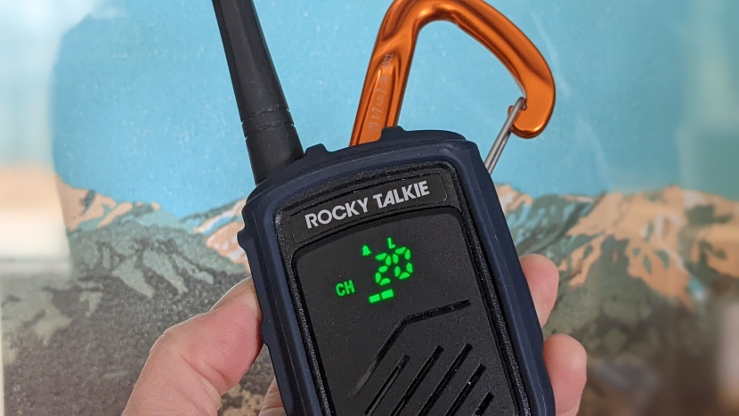 walkie talkies - frs radios are license-free and work well for most outdoors...