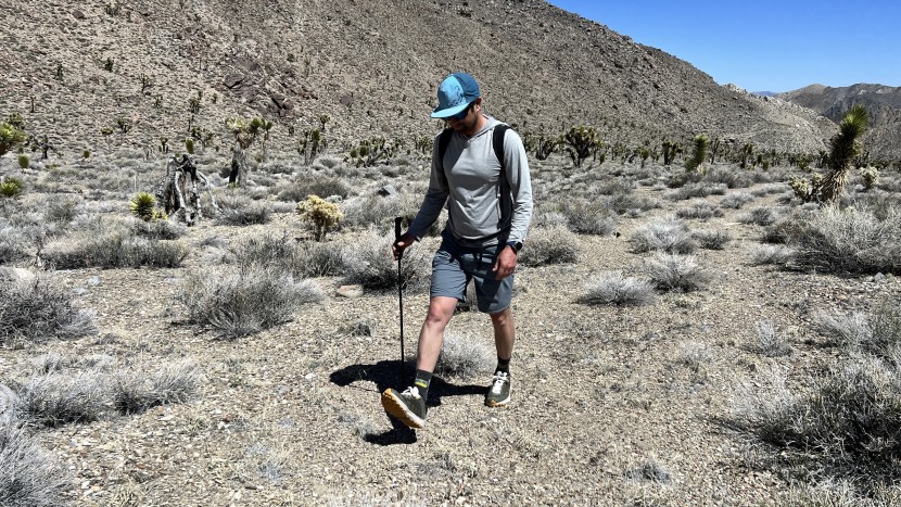 columbia facet 75 outdry - we like the cushioning of the facet's foam midsole when putting down...