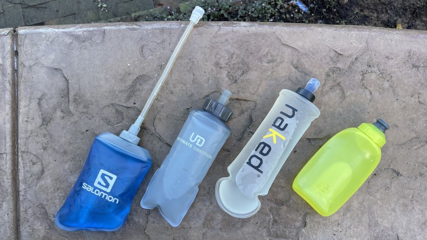 hydration pack for running womens - though not all flasks are the same, if you want a slosh-free ride...