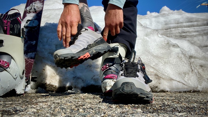salomon x ultra 4 gore-tex for women - we couldn't wait to get out of our ski boots and into the x ultra 4...